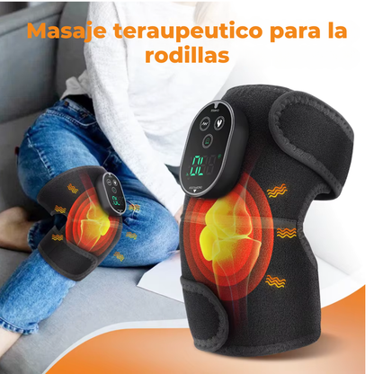 Rodillera Inteligente 3 en 1 con Calor y Vibración – Alivio y Confort para Rodillas, Hombros y Codos