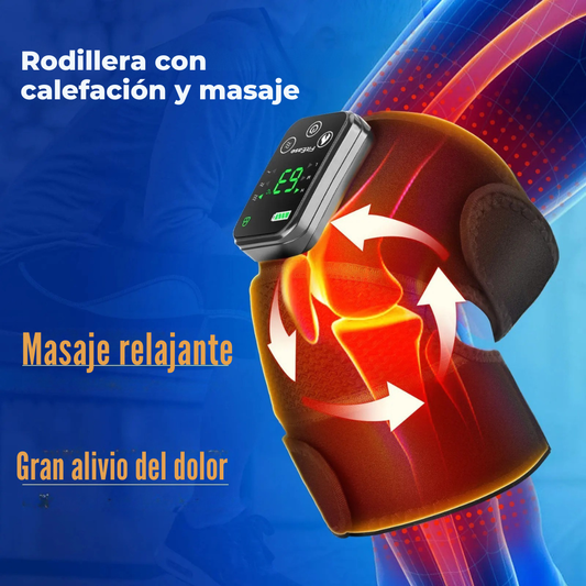 Rodillera Inteligente 3 en 1 con Calor y Vibración – Alivio y Confort para Rodillas, Hombros y Codos